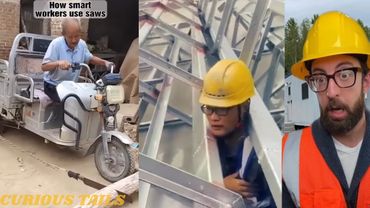 Smart Workers vs Hilarious Fails Idiots at Work #adamrose #construction #29
