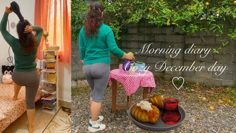 Morning Diary 🪴A cozy December day | Homemade bread & jam, December vibes ✨