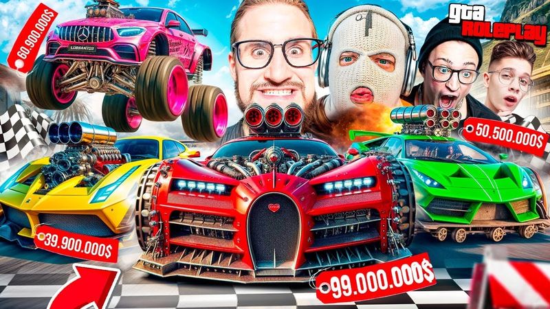 ЭТОТ ТЮНИНГ НЕЛЬЗЯ СТАВИТЬ на МАШИНУ! ЭКСТРИМ ГОНКИ на ВЕДРАХ на СКОРОСТИ 400 КМ/Ч! (GTA 5 RP)