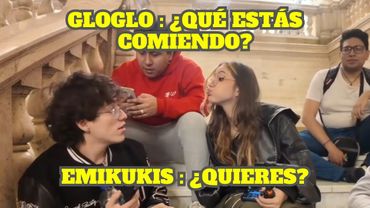 EMIKUKIS LE OFRECE COMIDA A GLOGLO