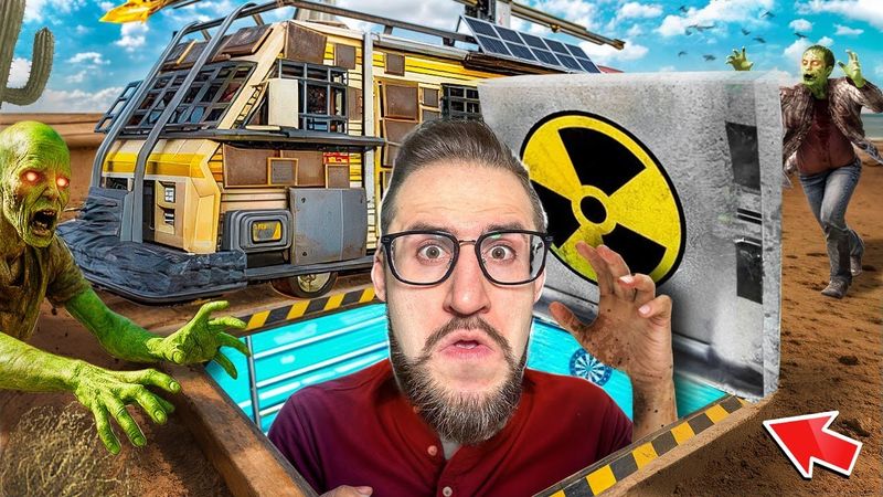 ПОСТРОИЛИ БУНКЕР ПОД ЗЕМЛЕЙ! ВЫЖИВАНИЕ НА ДОМЕ НА КОЛЕСАХ В ЗОМБИ АПОКАЛИПСИС! (MR. NOMAD)