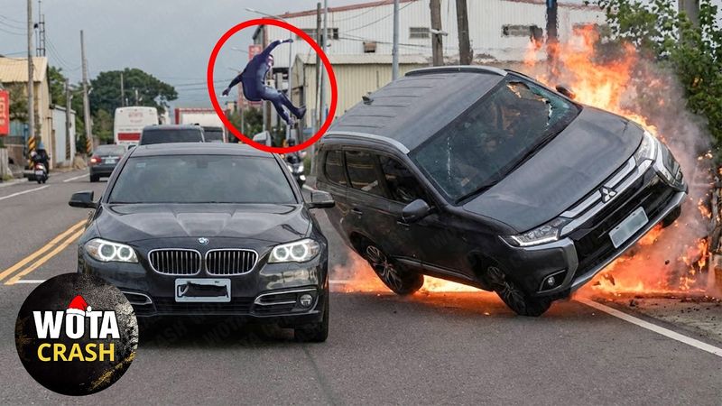 110 Car Crashes Featuring Idiots in Cars Dash Cam Owners Compilation