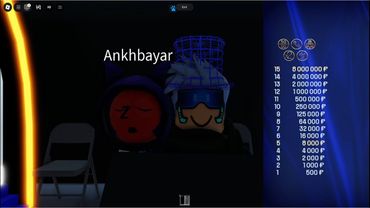 WWTBAM Russia (Roblox special episode at home - 2 years since Karaulova!) EPISODE 1