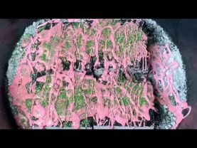 Chalk with Charcoal & Glitter Paste