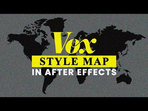 Easy Vector Map Animation Tutorial | Vox & Johnny Harris Style in After Effects
