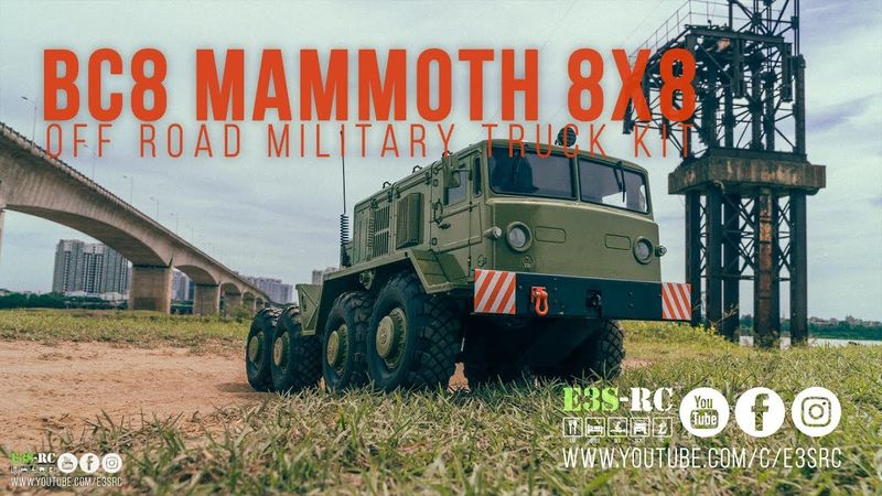 E3S-RC/ Cross RC BC8 Mammoth 1/12 Scale 8x8/ Off Road Military Truck in Hanoi Vietnam