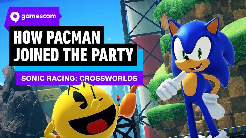 What Pac-Man is Bringing to Sonic Racing: CrossWorld's All-Star Line-Up | gamescom 2025