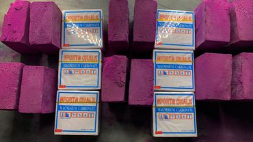 🤩🥳Celebrating 12K Crush Dyed Gymchalk Blocks and Iron Oxide Asmr Thank you 🙏