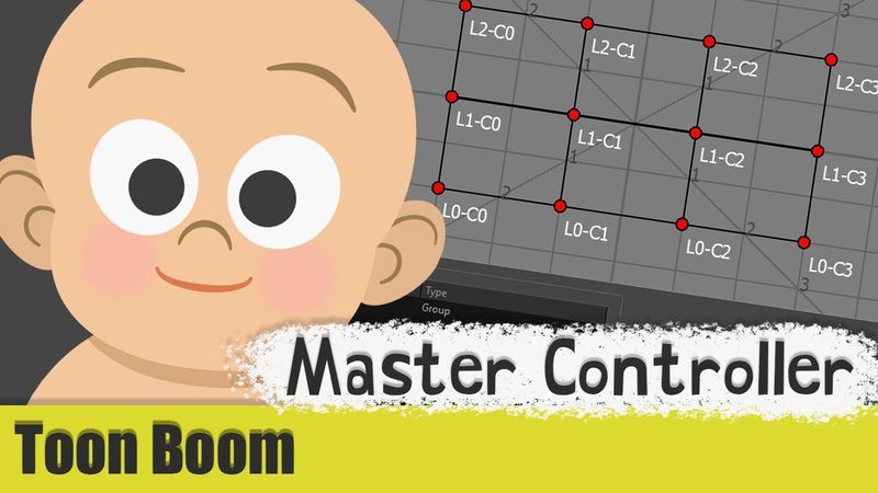 Toon Boom Harmony Tutorial#25 - Master Controller Grid Wizard
