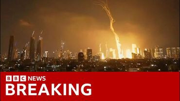 Mid-East Crisis escalates - Iran rains missiles on Israel after attacks on nuclear sites | BBC News