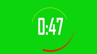 Футаж "Секундомер"(хромакей)