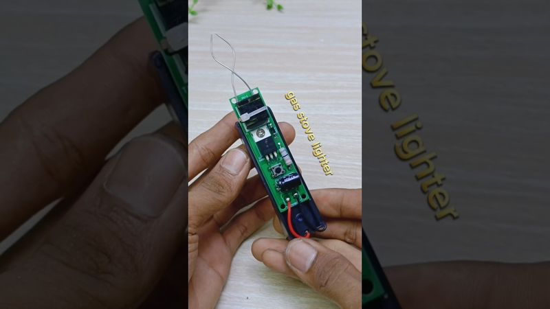 How to Build an Electric Gas Lighter Circuit #highvoltage #electric #gas #lighter #circuit #project