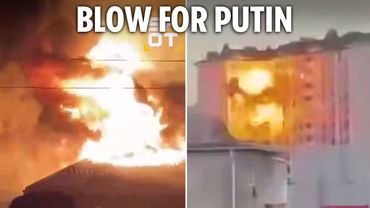 Ukraine unleashes Brit missiles in heaviest blitz on Russia in months