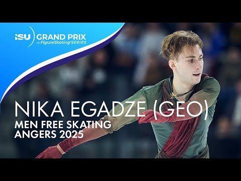 Nika EGADZE | Men Free Skating | Angers 2025 | #GPFigure