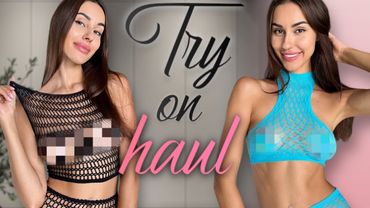 [4K] Sheer Try-On Haul 2024 | Exploring Transparent Trends