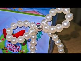 Бантик из бусин. Туториал