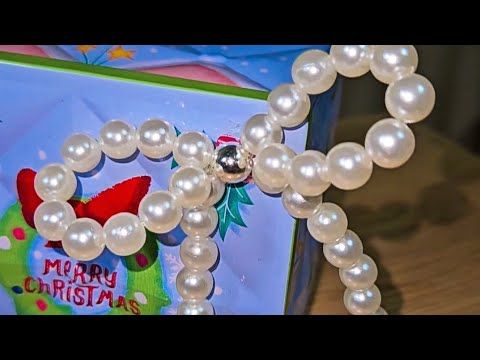 Бантик из бусин. Туториал