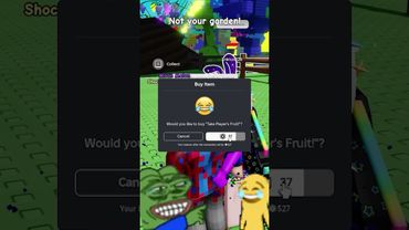 Украл Дорогой ФРУКТ и Затроллил Игрока в Grow a Garden в Роблокс 😂 | Фиксай #shorts