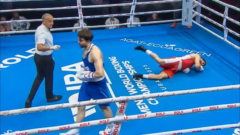 Нокаутировал с одного удара! Бой на чемпионате мира по боксу 2025