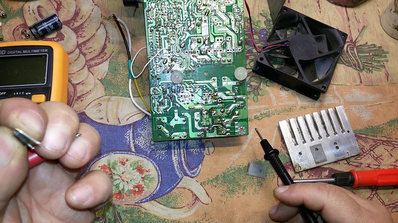 Ремонт регулируемого блока питания переделанного из АТХ