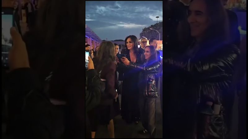 🍒👙🖤 BUSTY Italian MILF actress MARIA GRAZIA CUCINOTTA in black dress