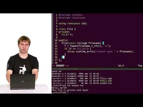 13 RAII обёртка над файлом