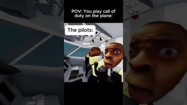 POV: You play call of duty on the plane: #roblox#robloxmemes #robloxanimation