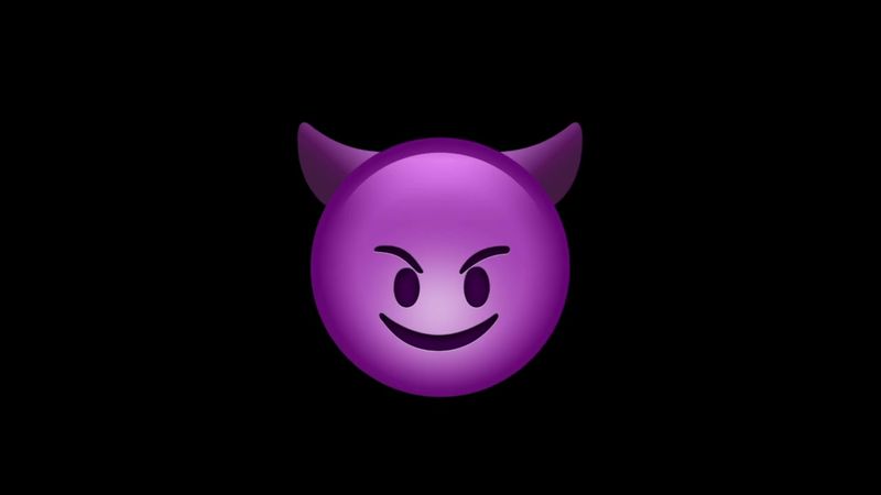 Devil's new 3d emoji 2021 black screen