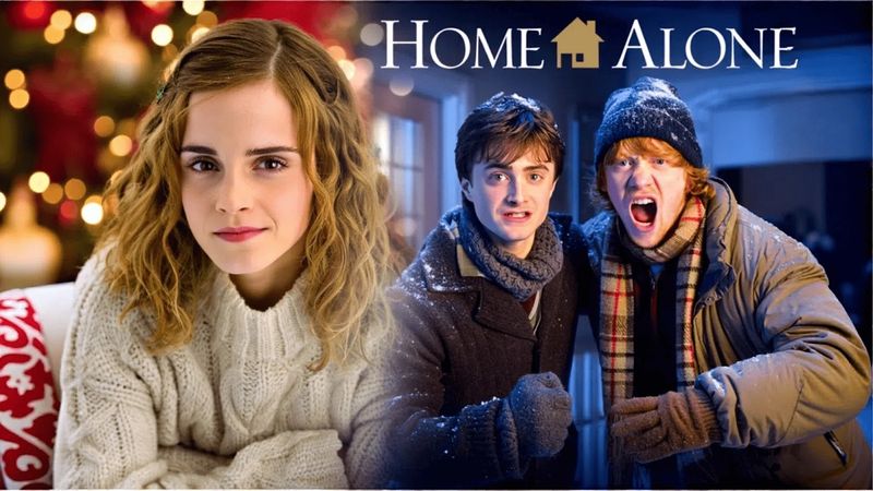 Home Alone:Hermione vs Harry & Ron— the Wet Bandits Attack!