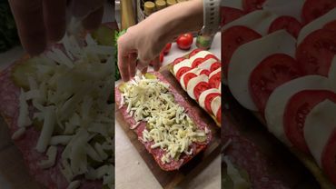 #бутерброды #капрезе #лениваяпицца