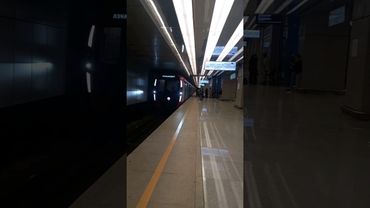 81-775/776/777 "Москва 2020" прибывает на станцию Нижегородская БКЛ. #поезд #метро #бкл