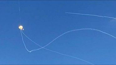 Interceptions seen over Tel Aviv after missiles fired from Iran | AFP