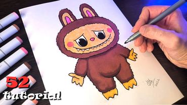 Как нарисовать ЛАБУБУ поэтапно. Рисуем Лабубу ЛЕГКО!