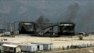 Smoke rises after drone attack on oil field in northern Iraq | AFP