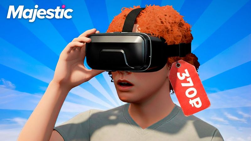 ЗАПУСТИЛ GTA 5 В VR ШЛЕМЕ ЗА 370 РУБЛЕЙ НА MAJESTIC RP