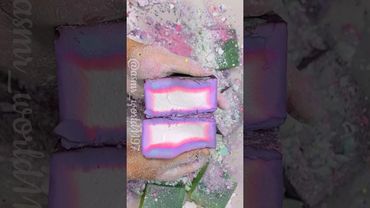 Purplink Block #crunchycrumbles #relax #oddlysatisfying #gymchalk #gymchalkasmr #crunchy #asmr