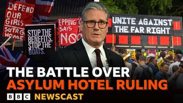 Why is the UK government fighting to keep asylum seekers in hotels? | BBC Newscast