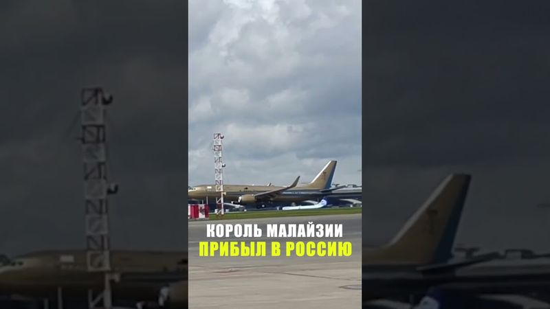 Король Малайзии впервые прибыл в Россию с официальным визитом на «золотом» самолете