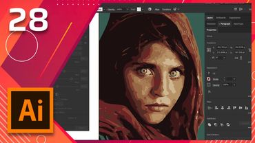 28- Adobe Illustrator CC 2020 – آموزش الستراتور  بخش بیست هشتم – طریقه درست ترس کردن عکس