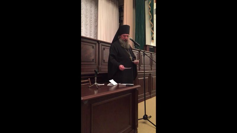 Беседа в МДА «Оптина - прошлое и настоящее». Архимандрит Мелхиседек. 10.01.17 ч.2