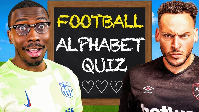 IMPOSSIBLE FOOTBALL ALPHABET QUIZ 🔥