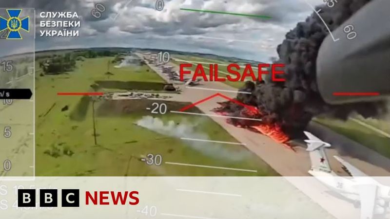 What we know about Ukraine's drone attack on Russia | BBC News