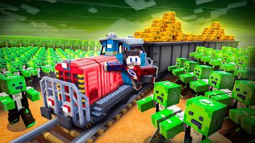 😱Мы Сделали МЁРТВЫЕ РЕЛЬСЫ в Майнкрафт и Проехали на Поезде 20 КИЛОМЕТРОВ!