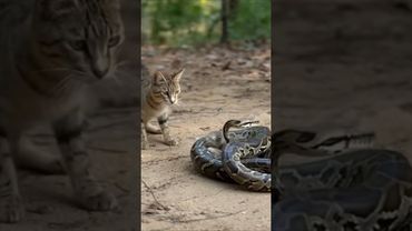 “끝까지 싸운다… 아기 지키려는 엄마 고양이의 절벽 전투”