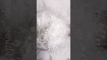 Powder Puff Play #rainbowsoap #oddlysatisfying #relax #crushingtime #satisfying #crunchycrumbles