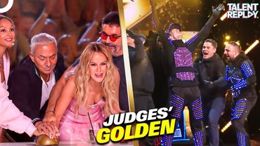 The INCREDIBLY Rare FOUR-JUDGE Golden Buzzer! | Britain's Got Talent