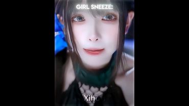 Cat Sneezing vs Girl Sneezing 🙀💥 #allah #shorts #status #respect #viral #gorilla