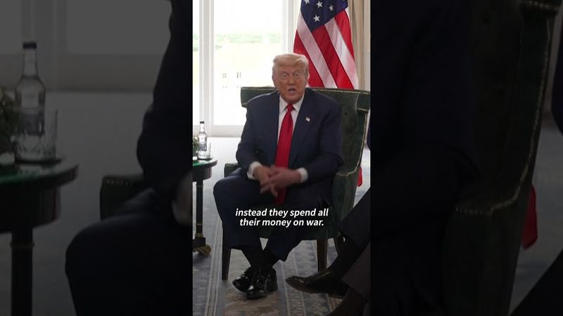 Trump slashes Russia ultimatum to '10 or 12 days' | AFP #shorts