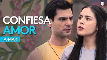Valentín le confiesa a Perla que realmente la ama | A.Mar | Capítulo 45
