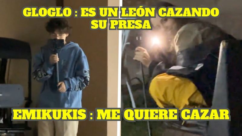 GLOGLO Y EMIKUKIS SE MIRAN SIN MOVERSE COMO UN LEÓN CAZANDO A SU PRESA